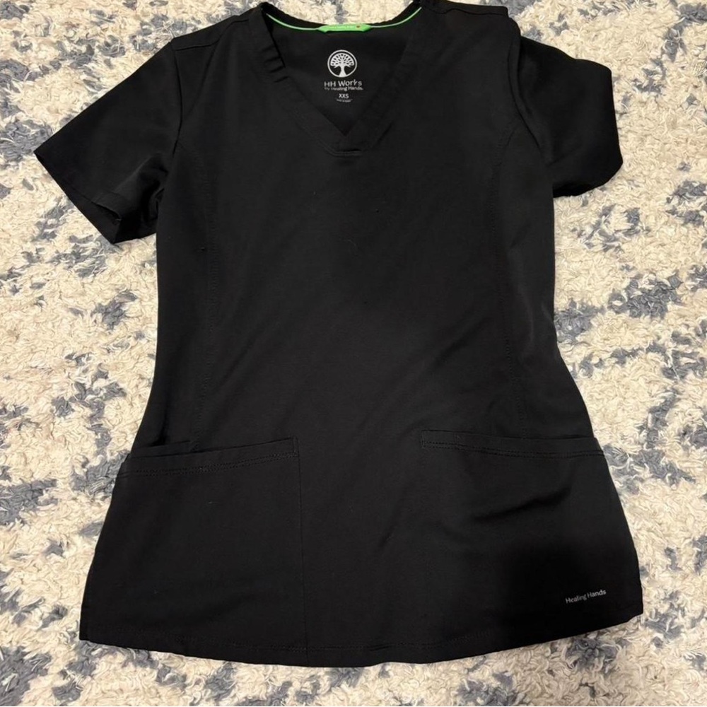 Healing Hands Black Scrubs